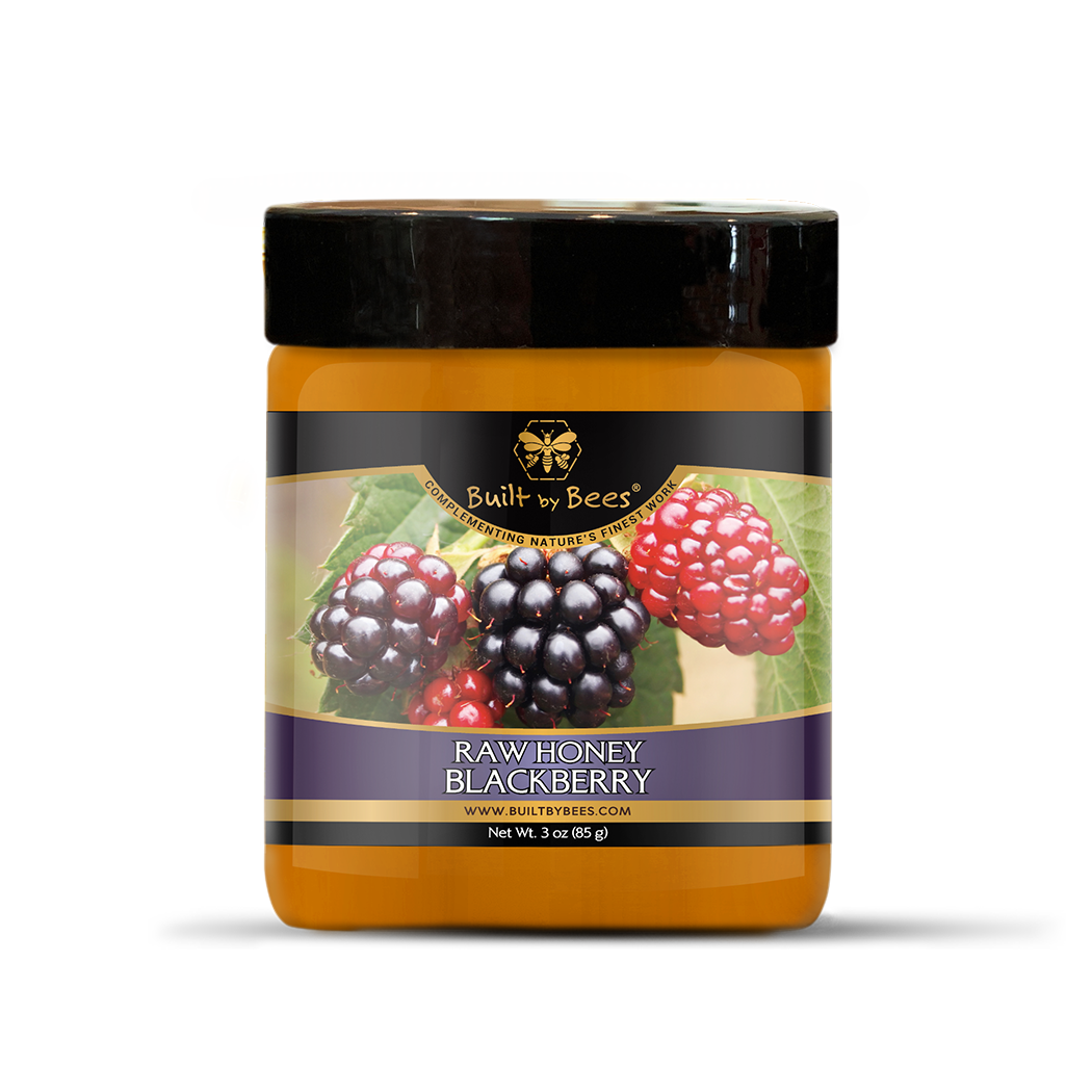 Built by Bees - Wholesale Honey - Raw Blackberry Honey 3 oz3