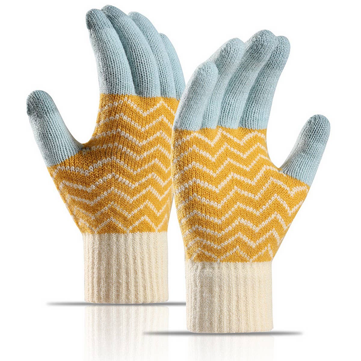 ACCITY - Wholesale Gloves - Women's - Unisex Jacquard Knit Gloves – Thermal Touchscreen_CWAG03641