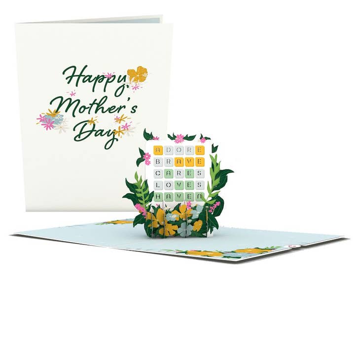 Lovepop Cards - Wholesale Mother's Day Card - Mother’s Day Words 5''x7'' Card, Pop-Up Cards, Vintage
