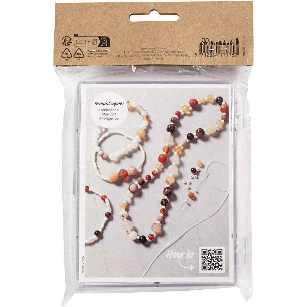 Hobbygroep - Wholesale Beads - CC Creative Box Jewelry Agates Various Colors4