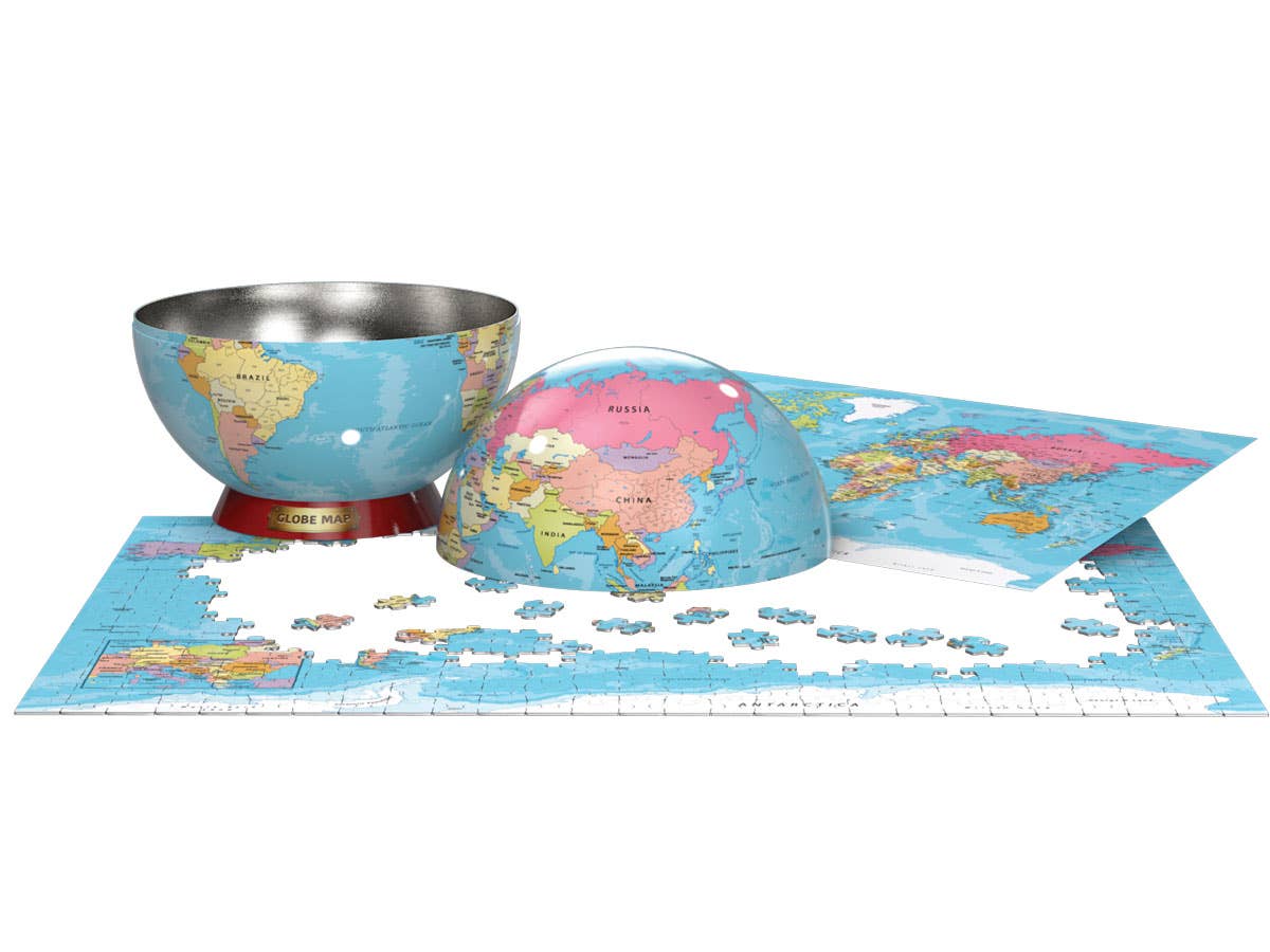 Eurographics Puzzles USA - Wholesale Puzzle - Adult - Map of the World Tin2