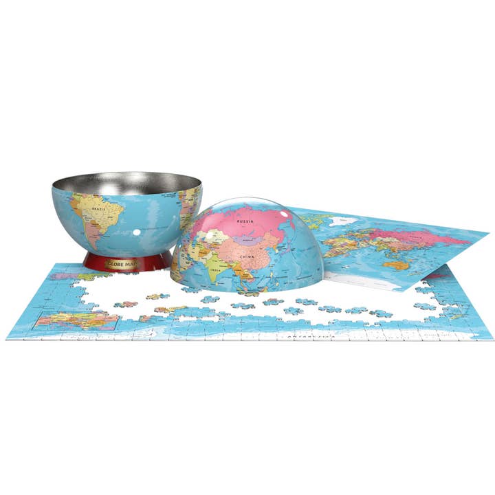 Eurographics Puzzles USA - Wholesale Puzzle - Adult - Map of the World Tin2