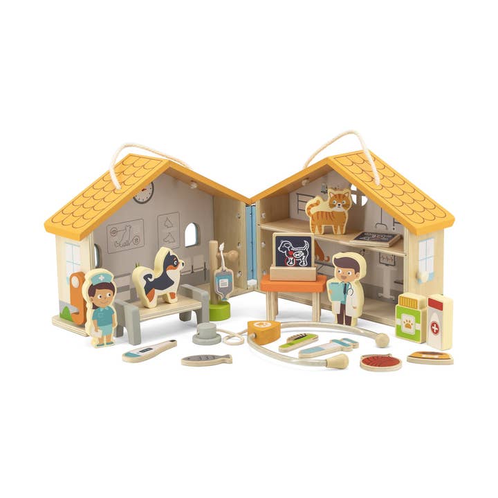 Viga Pet Hospital Carry Set for wholesale by Trade Toys Limited