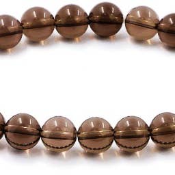 Pulseira 6 Mm Em Quartzo Fumado por atacado de WLM