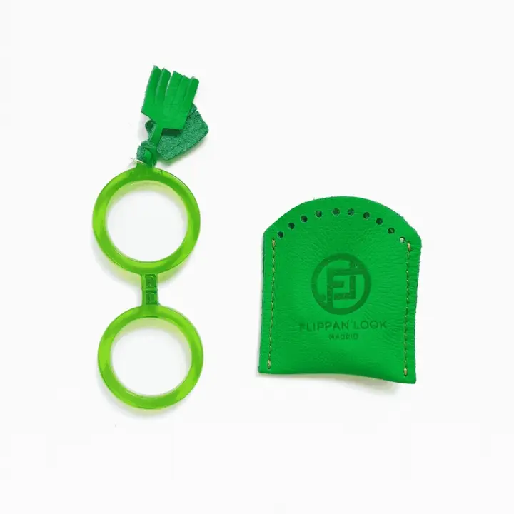 Fluorgroene bril voor heren voor wholesale door Flippanlook