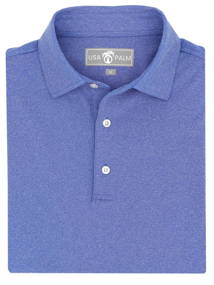 USA Palm - Wholesale Polo - Men's - Heathered Polo7