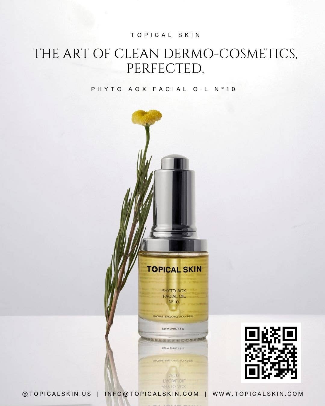 Topical Skin LLC - Wholesale Facial Oil - Phyto AOX Facial Oil N°10   with Exposome Defense Technology9