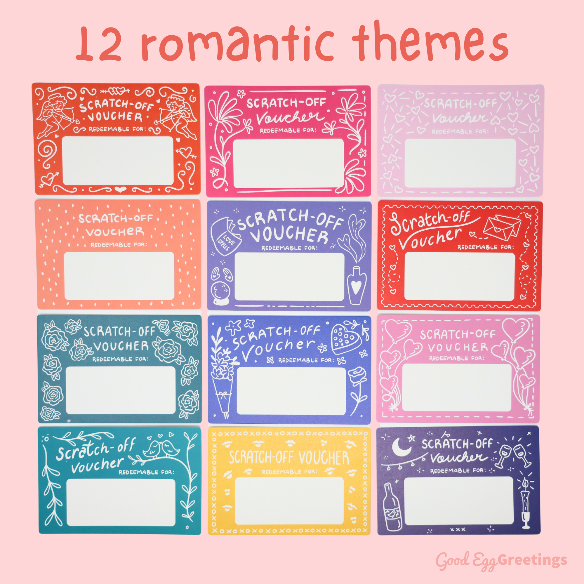 Sleazy Greetings - Wholesale Gag Gift/Novelty Gift - Mini Date Night Shenanigans - Scratch-Off DIY Love Vouchers5