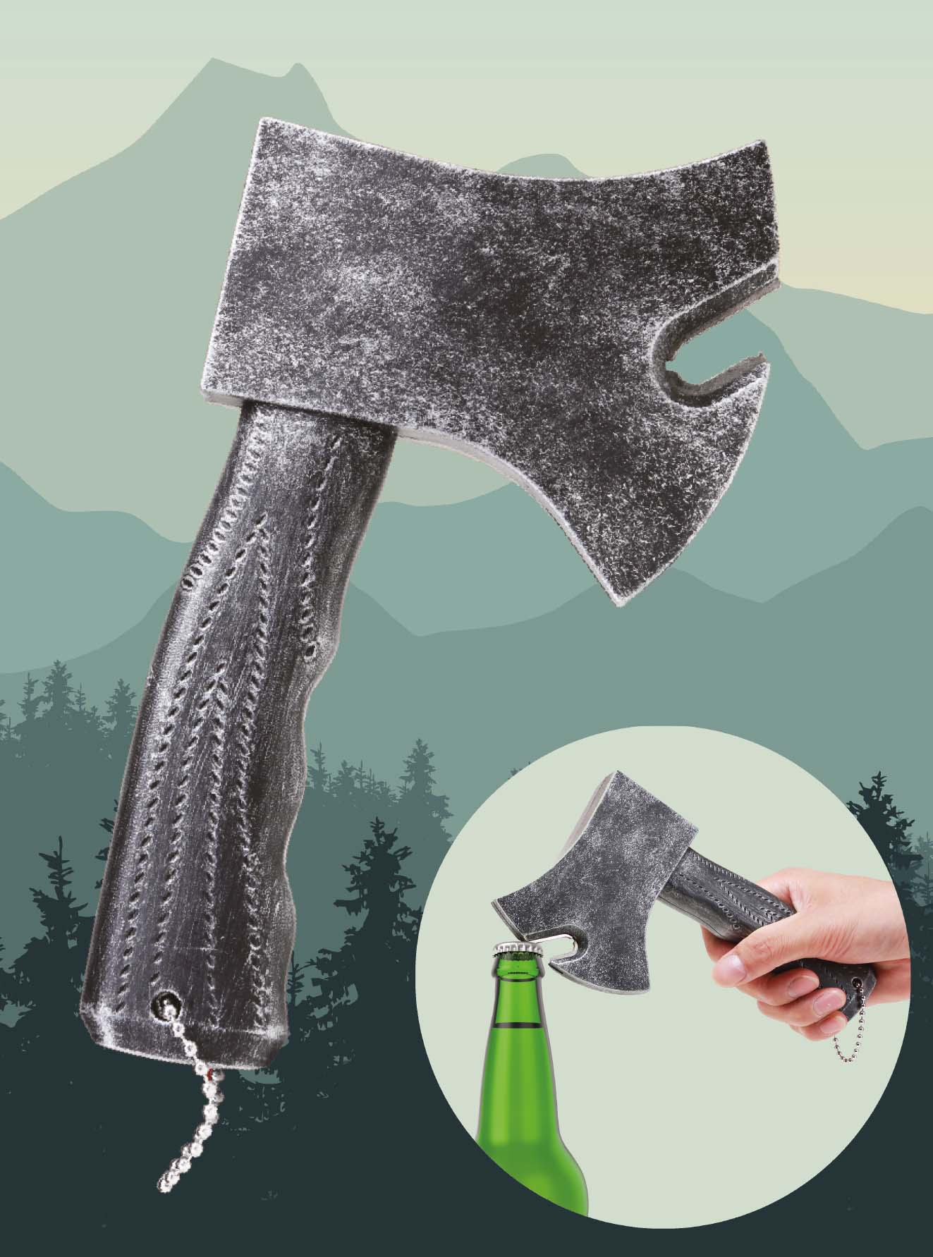 MAGS - Wholesale Bottle/Wine Opener - Ax-look bottle opener