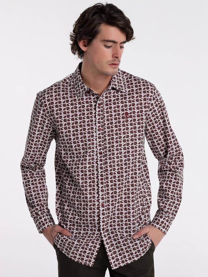 BENDORFF - Langærmet skjorte med print for engroshandel hos PAUSANT SHOP ONLINE