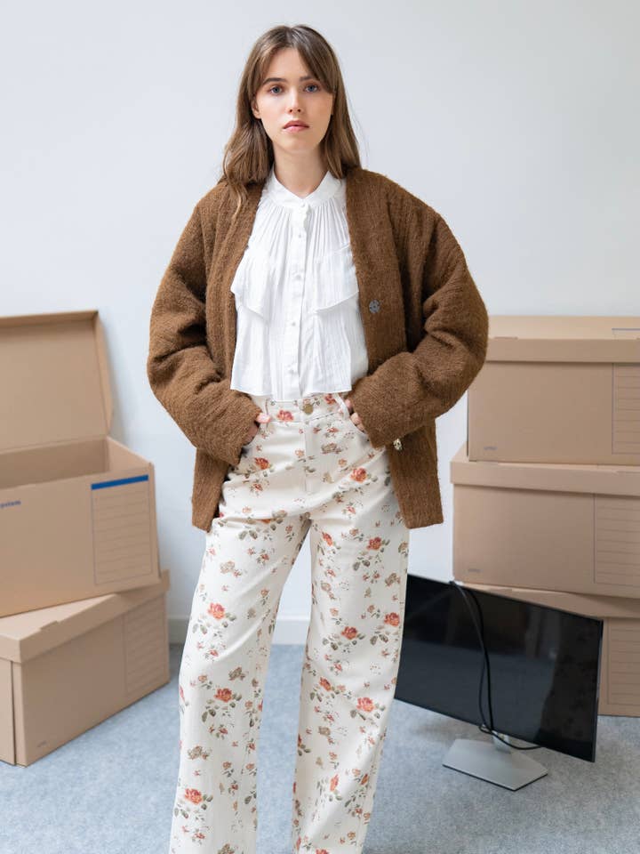 5952 FUR JACKET for wholesale by Daphnea