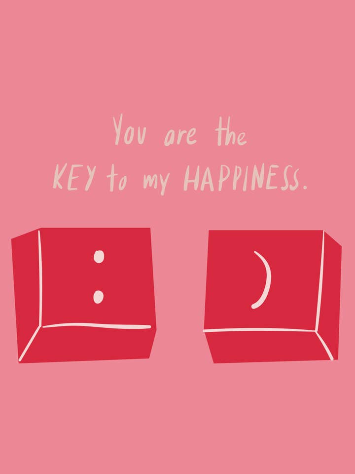 Du bist der Schlüssel zu meinem Glück für den Großhandel von Cards by Dé