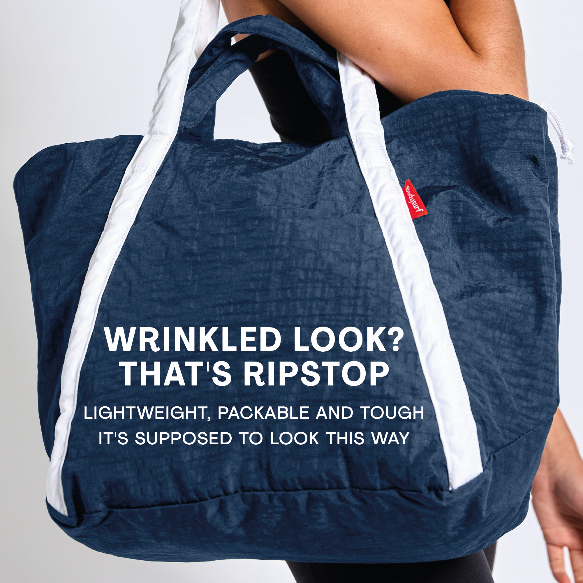 Bodysurf - Wholesale Strandtas - Middelgrote waterdichte strandtas van ripstop nylon10