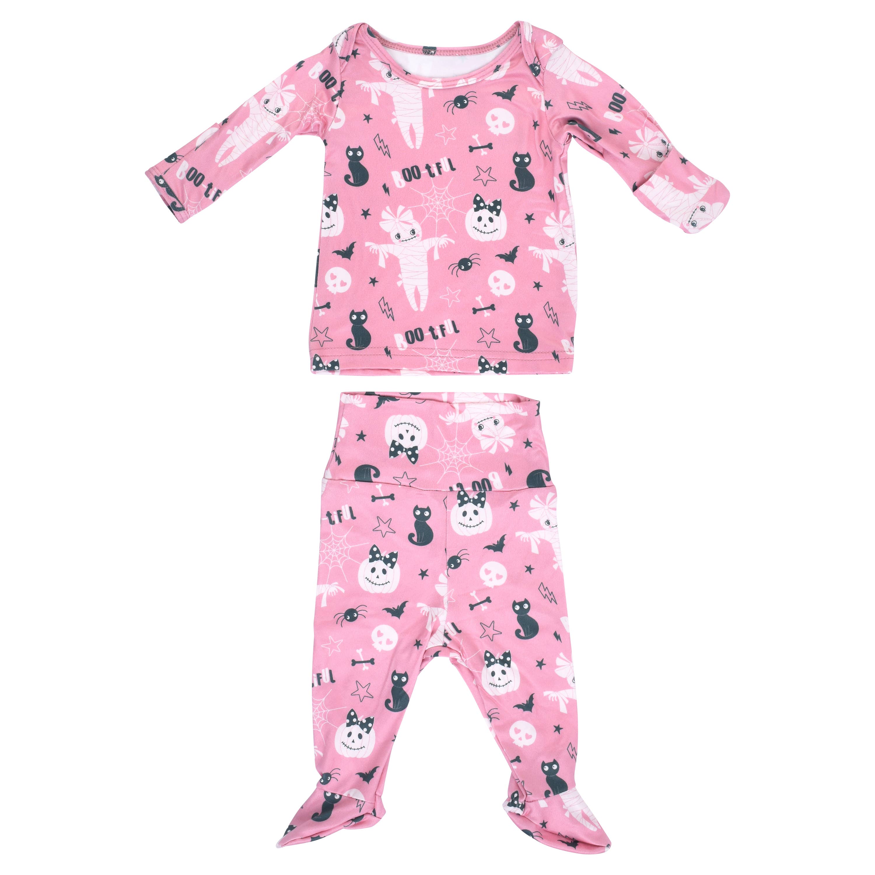 Three Little Tots – wholesale Sleepwear set – Kids – Pink I Love My Mummy Halloween Jammies Kids Pjs & Lougewear0