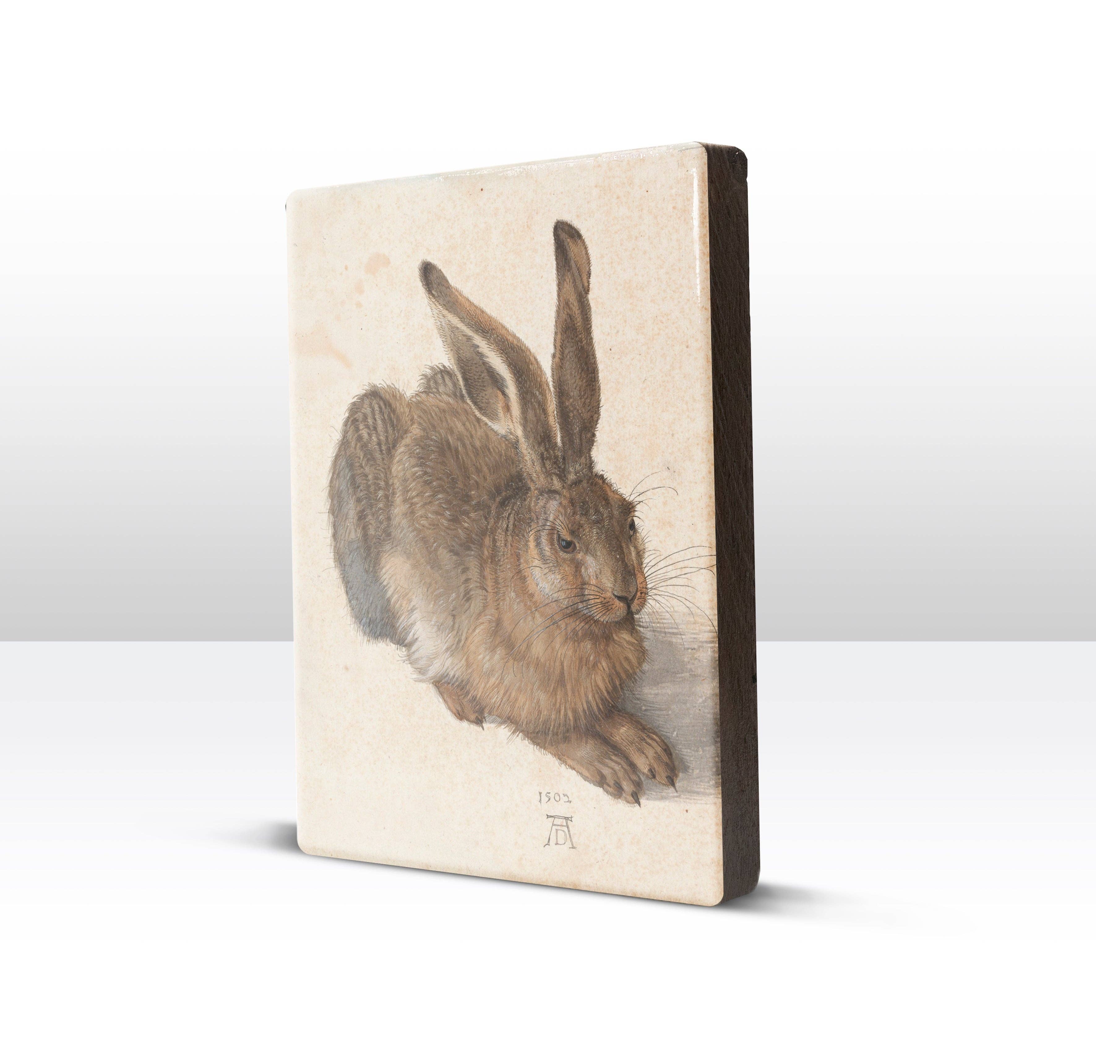 Laqueprint – wholesale Art print – Laque print - Rabbit - Albrecht Durer - 19.5 x 26 cm - LP2812