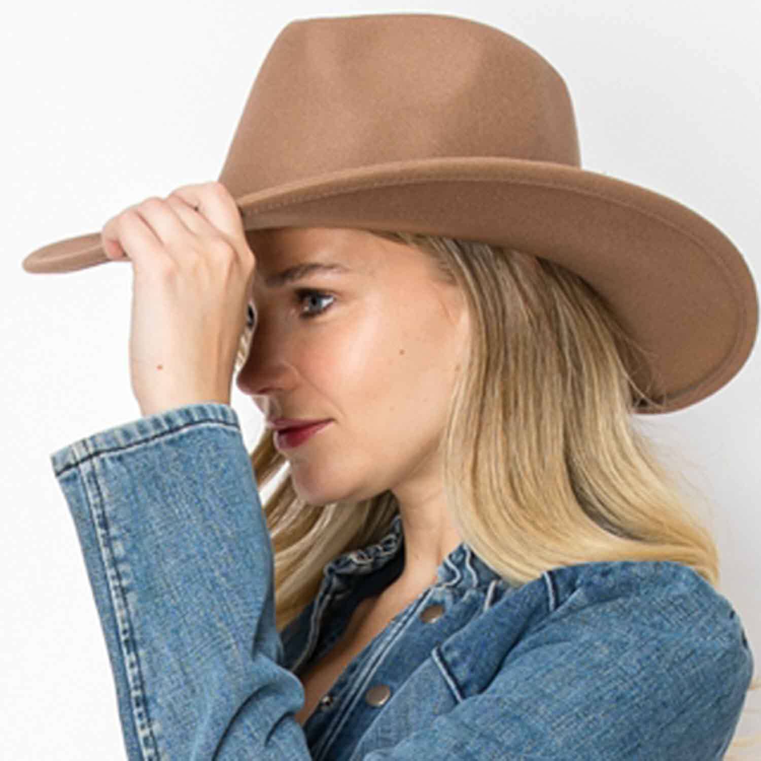 Bella Betty - Wholesale Cowboy Hat - Women's -  Best Seller!!  Premium Vegan felt  Cowboy Hat11