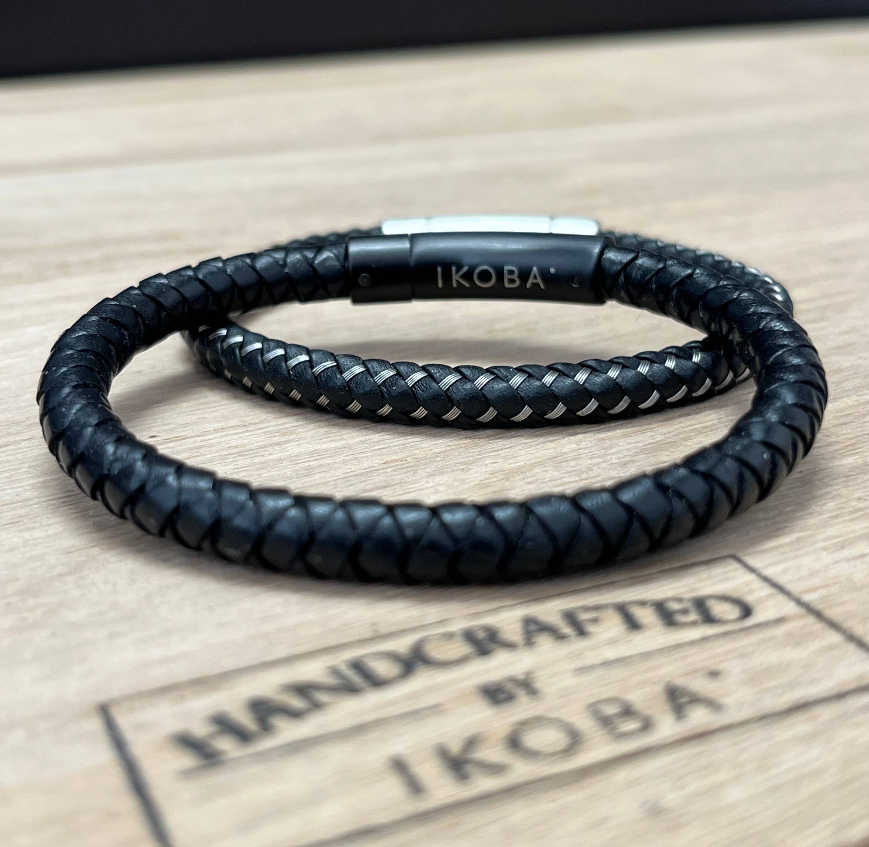 IKOBA - Wholesale Jewelry - Men's - MEN'S ROUND LEATHER BRACELET4