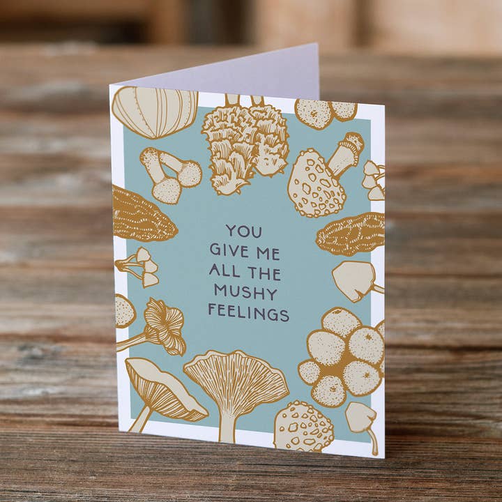 Du ger mig alla de mjuka känslorna / Kärlekskort för wholesale av Brianna Reagan Creates