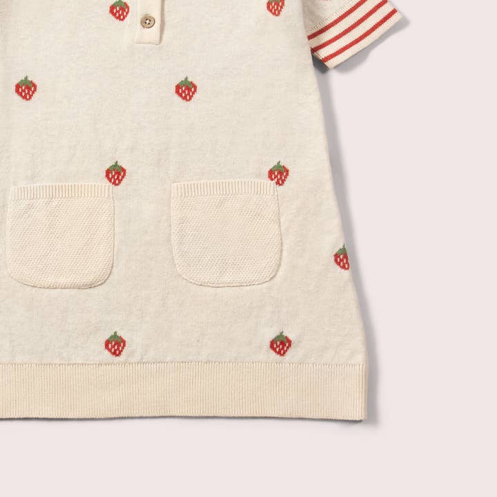 Strawberry Days Knitted Collar Dress for wholesale on Faire