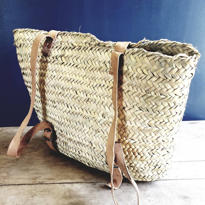 Medina - Wholesale Backpack - Women's - Palm Leaf Backpack Basket5