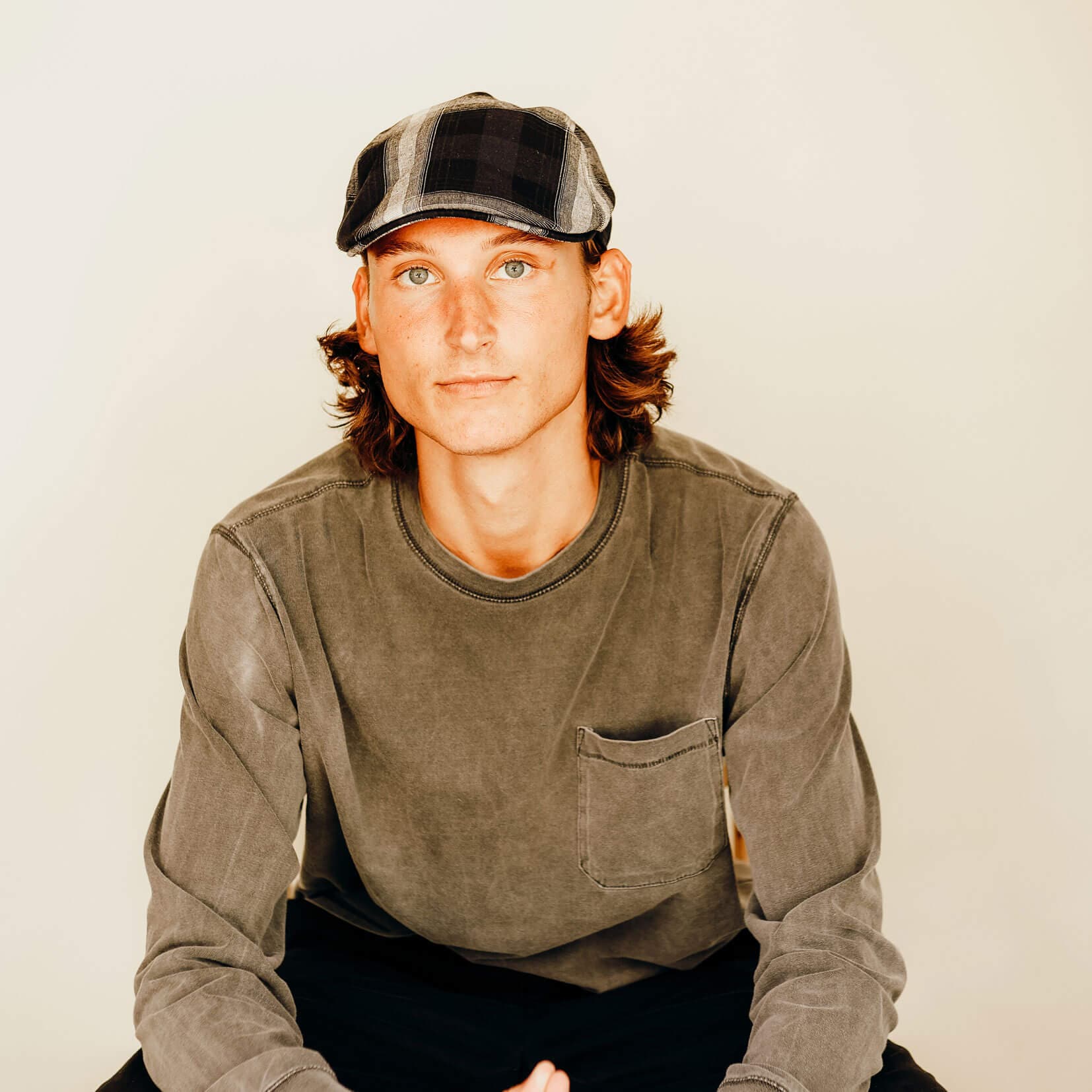 American Hat Makers - Vente Casquette gavroche – unisexe - Casquette plate Newsboy - Style Mikey7