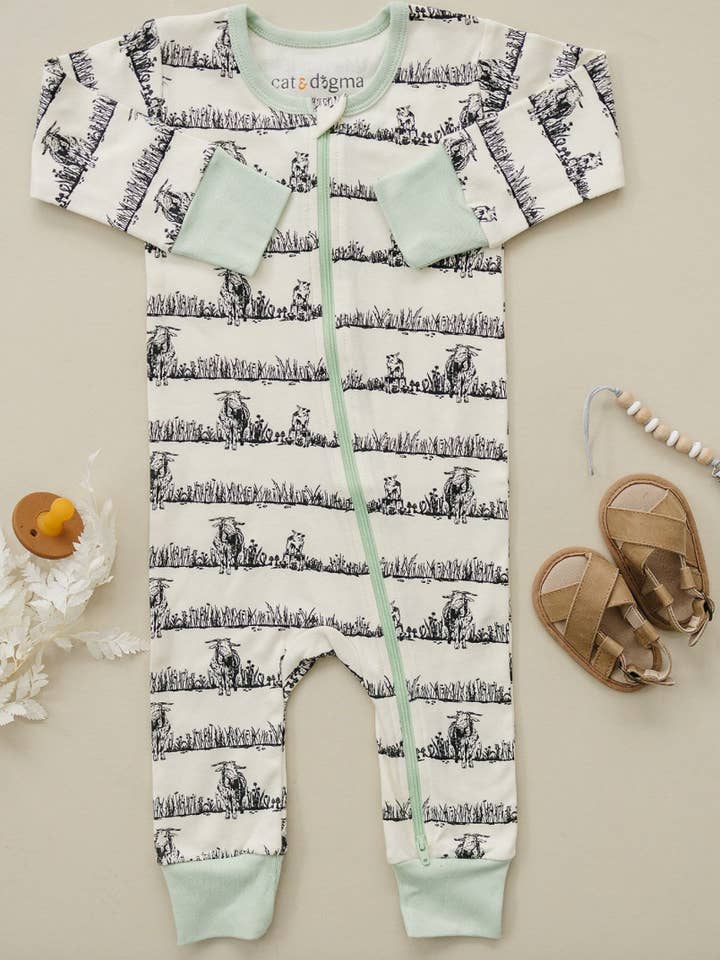 Cat & Dogma - Wholesale Jumpsuit - Baby - Organic Cotton Zippy - Billie & Kid