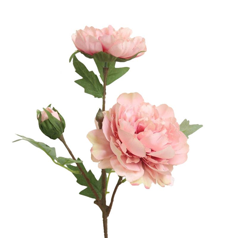 Sun Decorer - Wholesale Artificial flowers - Artificial Moutan Peony Flowers Stems (Set of 3)2