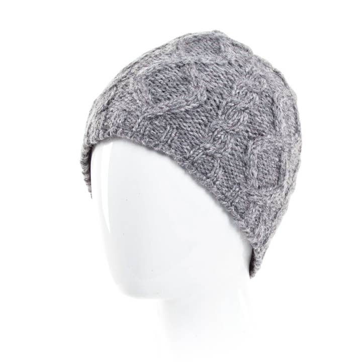 Lost Horizons Knitwear – Ships from USA - Wholesale Beanie - Men's - Pierce Beanie Hat – Classic Cable Knit Style2