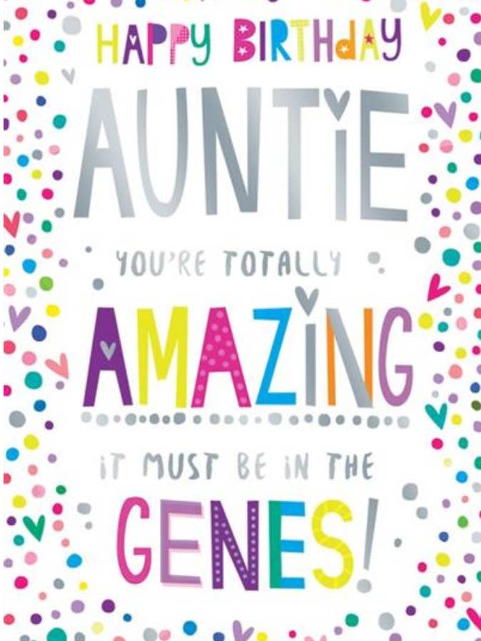 AUNTIE for wholesale by Kingfisher Cards