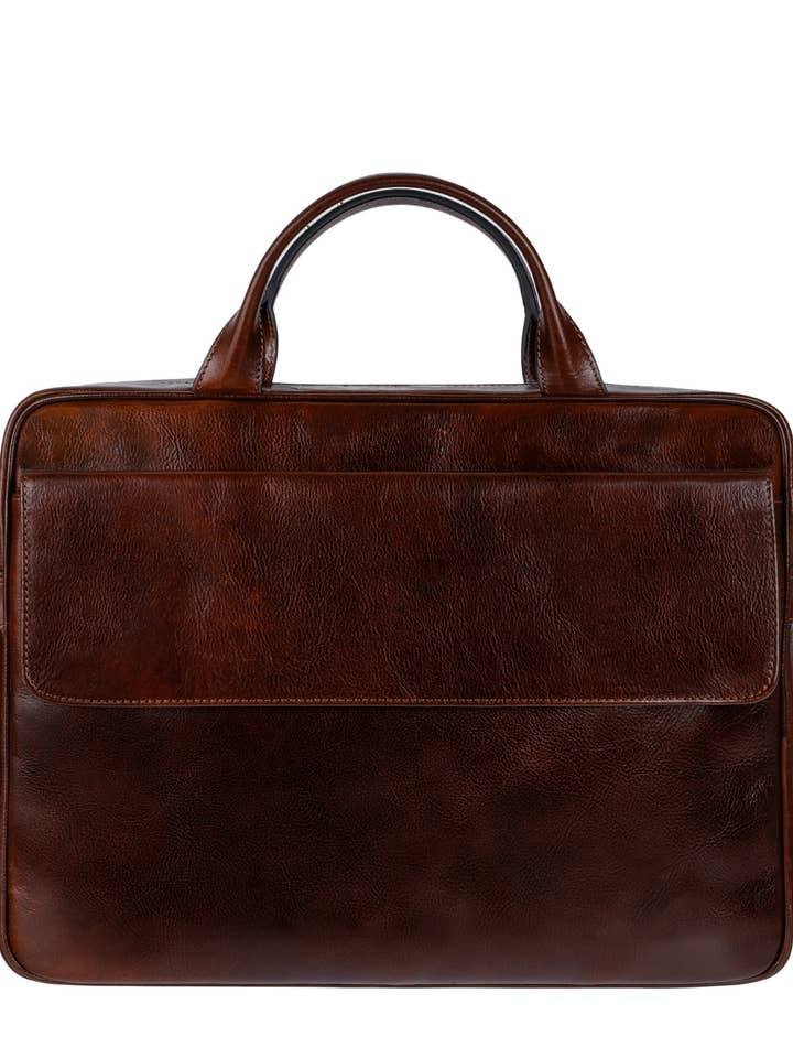 Maletín de cuero para laptop - The Sheltering Sky para venta al por mayor de Time Resistance