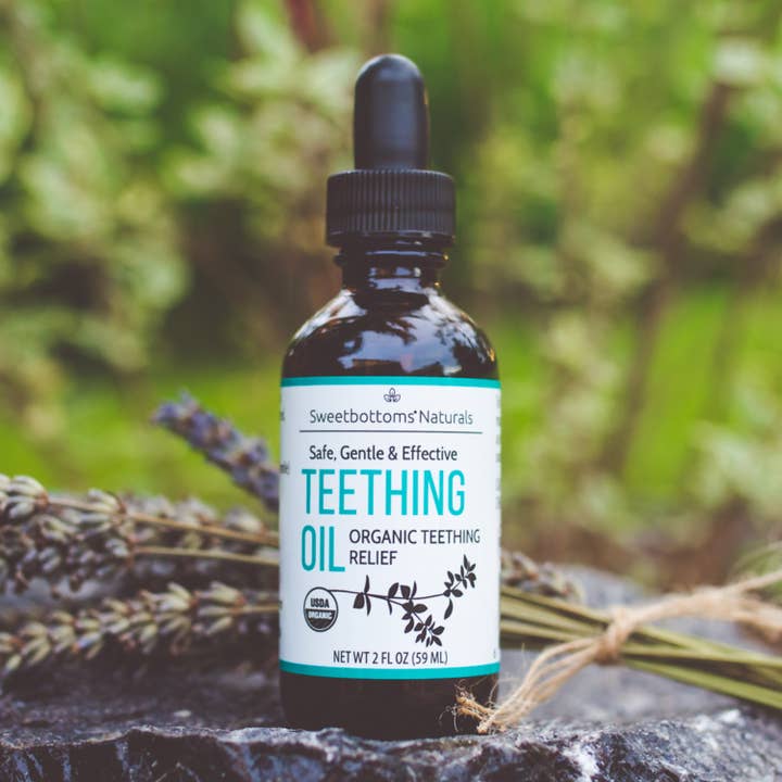 Sweetbottoms Naturals - Wholesale Teether (Not Clip-On) - Baby - Organic Teething Oil for Immediate Relief1