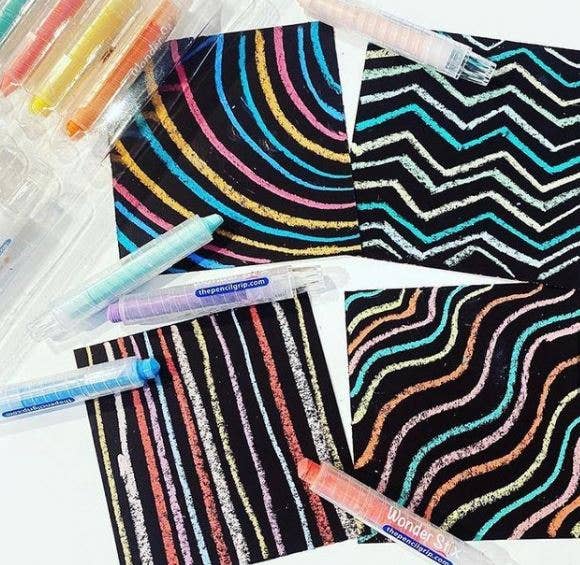 TPG Creations / The Pencil Grip – Caneta hidrográfica por atacado – Conjunto Wonder Stix 12 TPG-6376