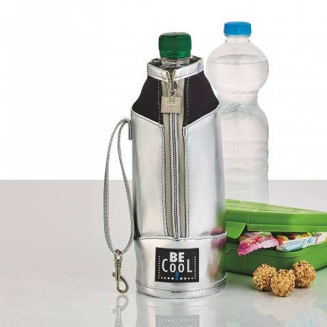 Flessenkoeler, zilver (0,5-liter) voor wholesale door BE Cool Kühltaschen