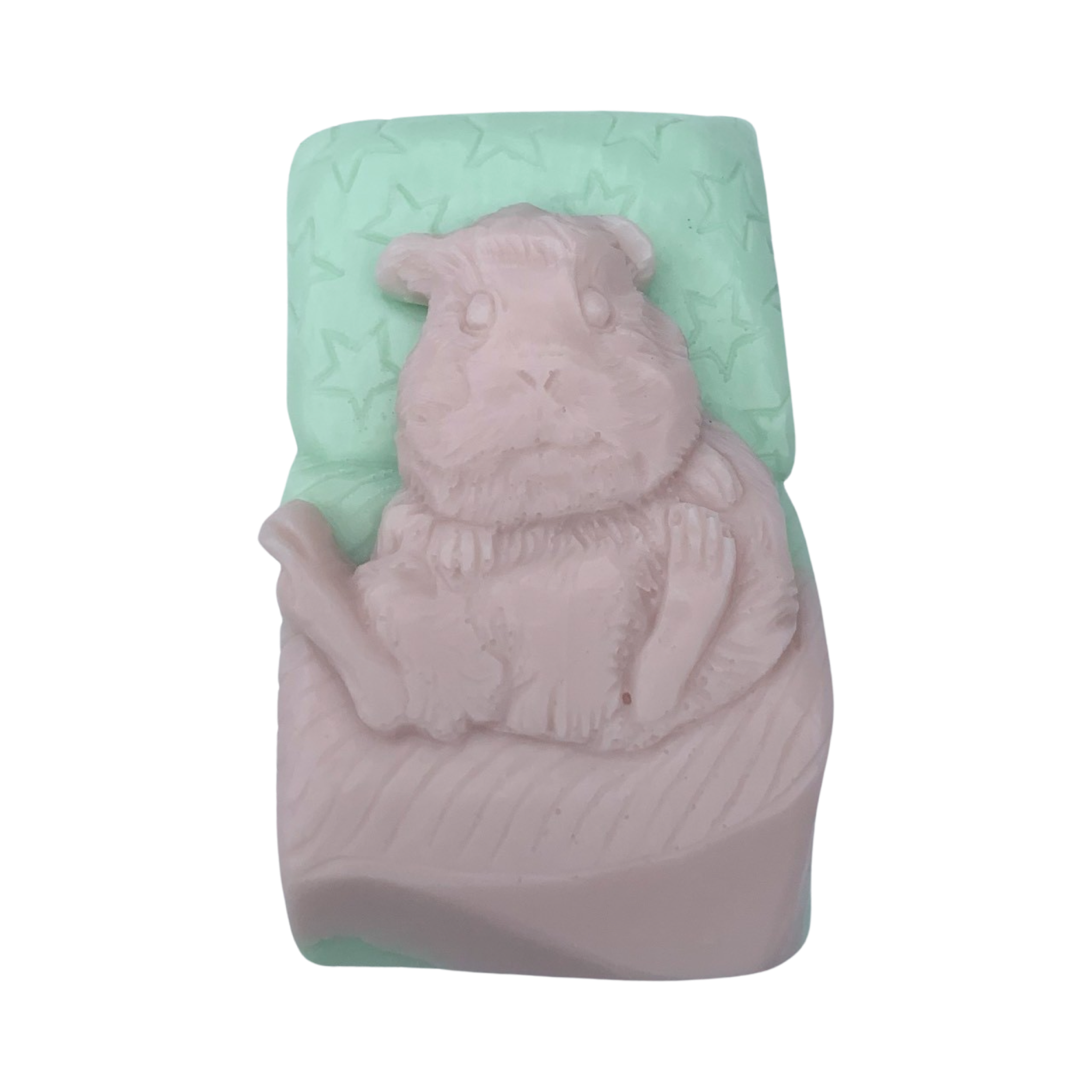 Plunk Soap and Candle Company - Vente Pains de savon - Savon 3D en forme de cochon d'Inde : sur le thème des animaux1