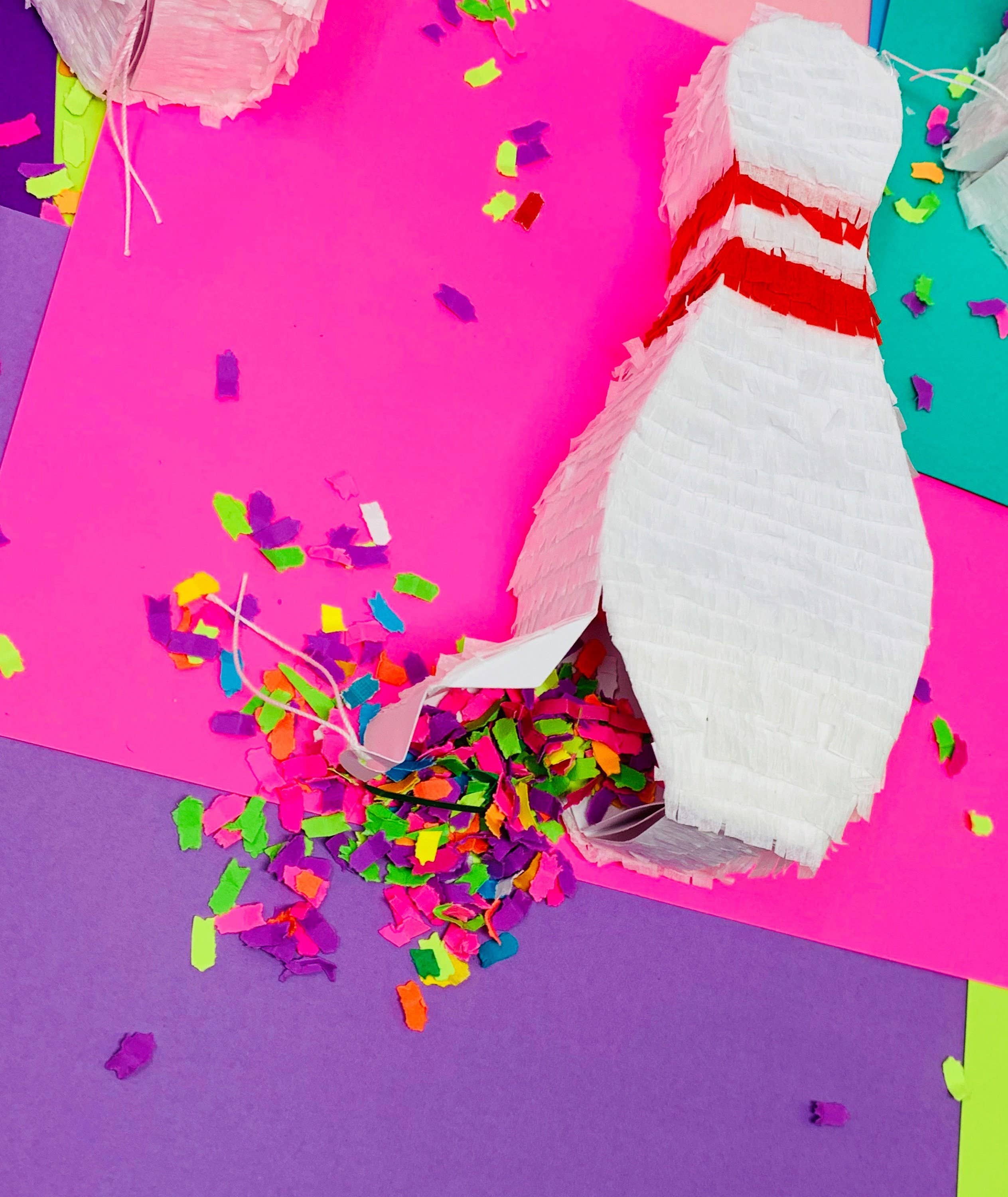 My Soiree Designs - Wholesale Party Favor - Mini Pinata Bowling Pin2