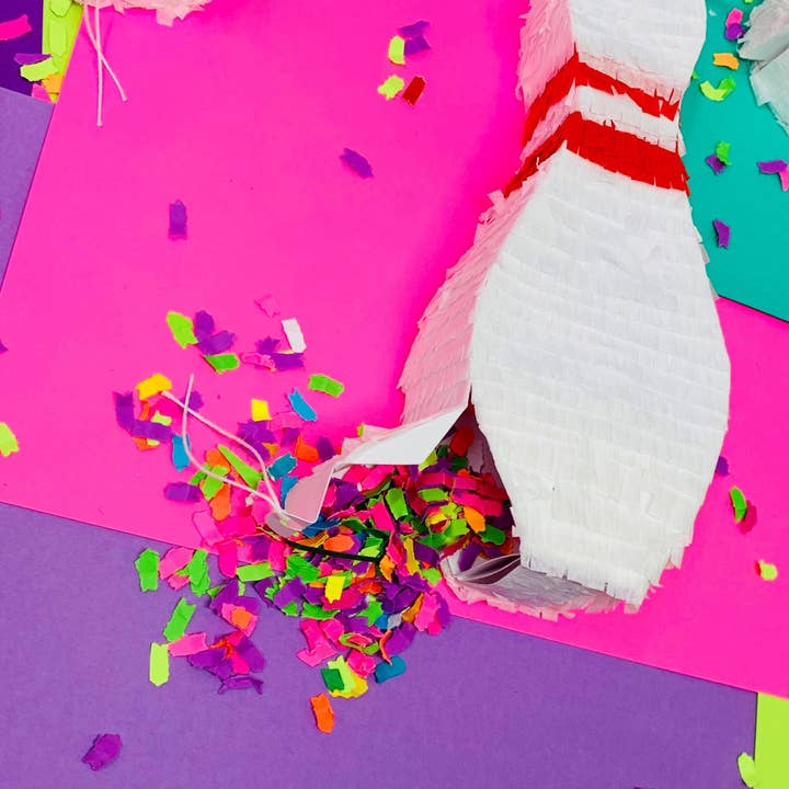 My Soiree Designs - Wholesale Party Favor - Mini Pinata Bowling Pin2
