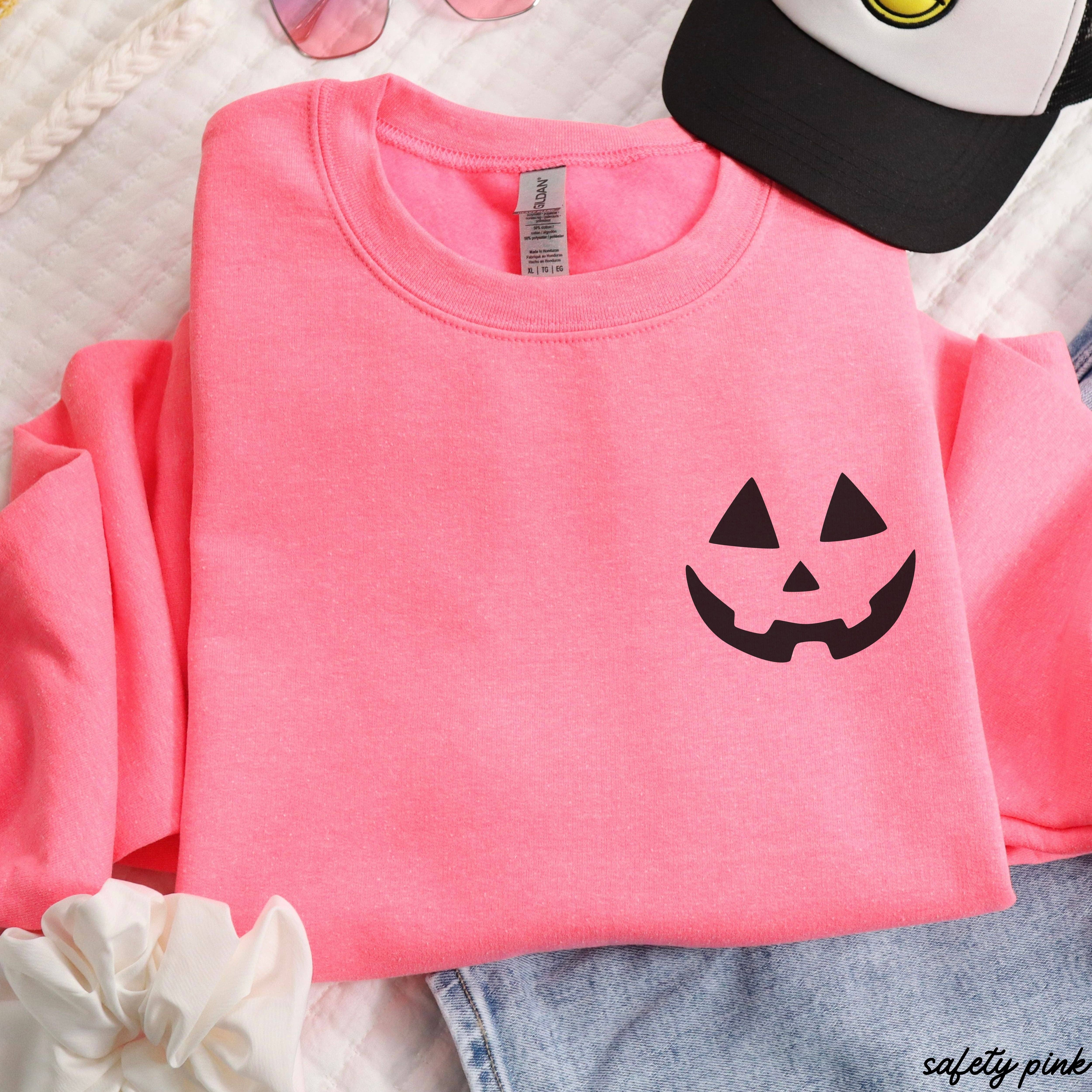Chloe Vs Tank - Wholesale Graphic Sweatshirt - Unisex - Jack-O-Lantern Face Sweatshirt *5 Colors (S-3X)6