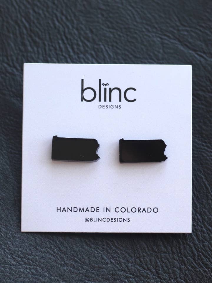 Pennsylvania PA State Pride Studs for wholesale by Blinc Designs