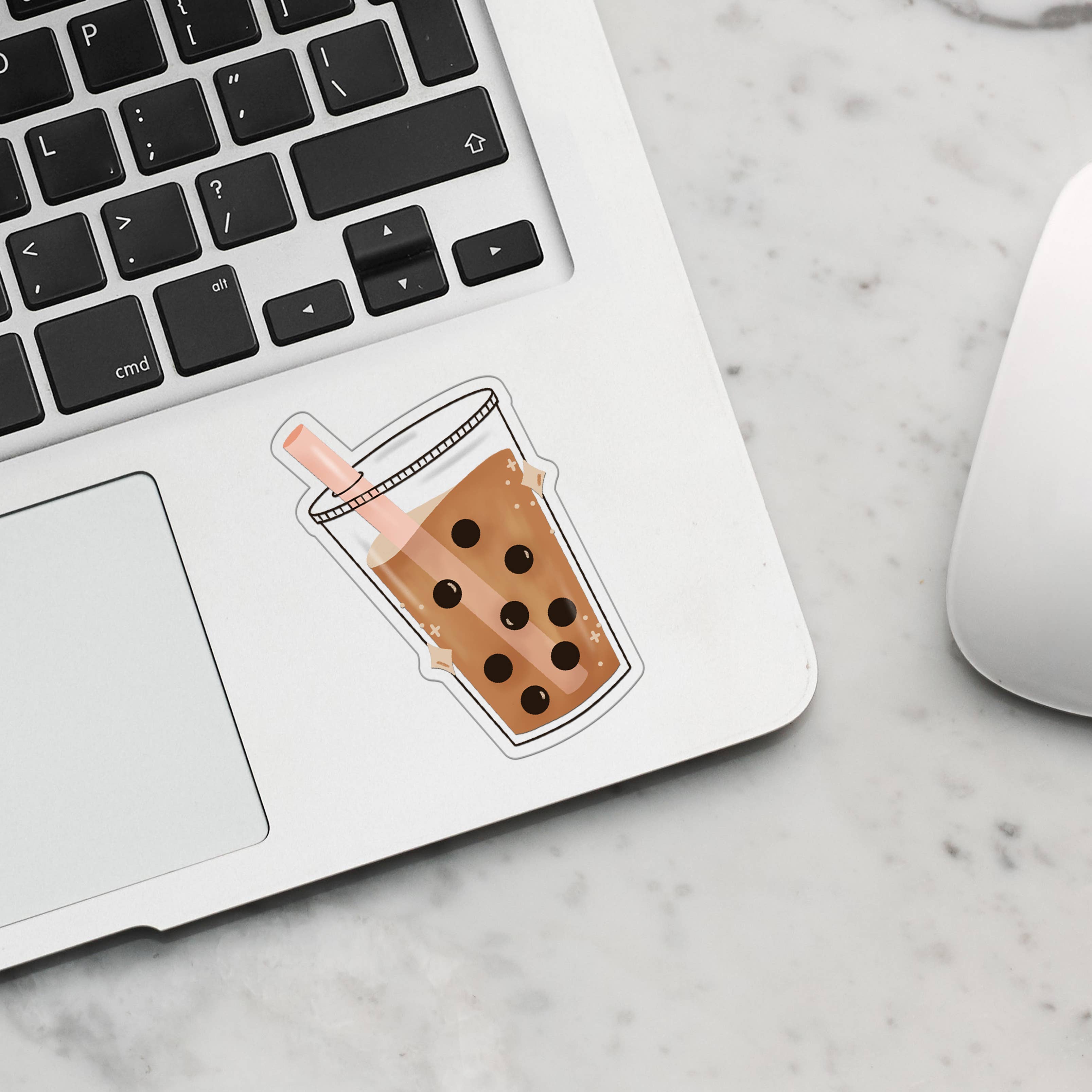 Occasionalish - Wholesale Sticker - Boba doorzichtige sticker1