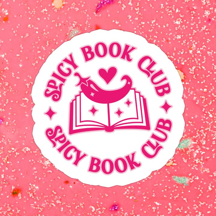 Bookish Smut Romance Smutty Waterproof Vinyl Sticker for wholesale by Stickers+ X Ashley Bexar