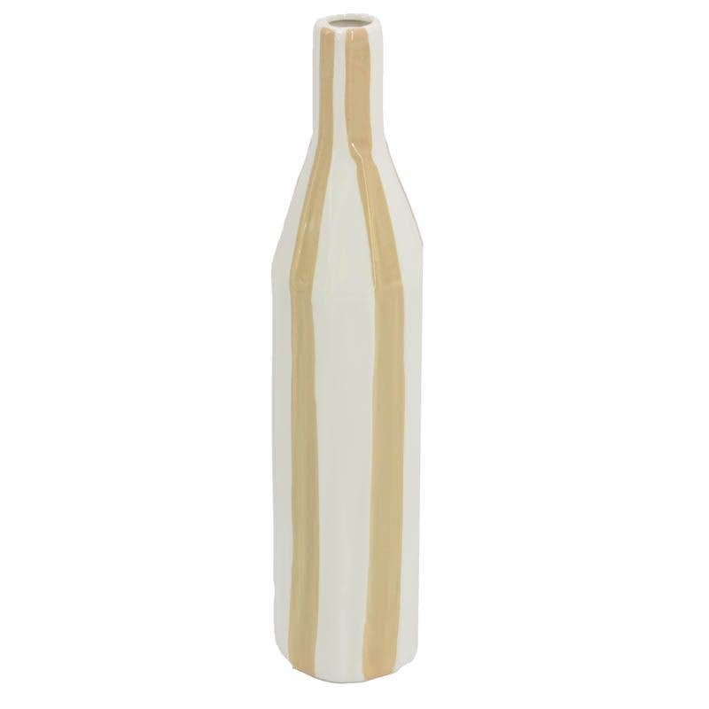 DRYdecorations - Wholesale Vase - Vaas Stripe beige0
