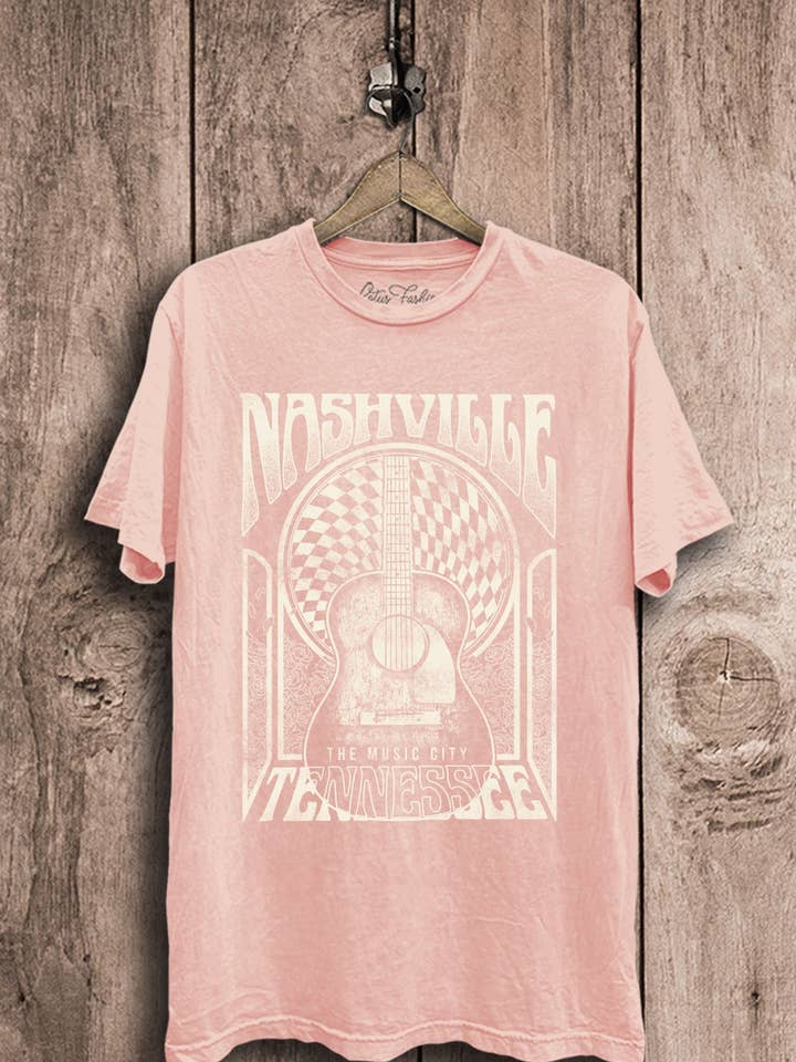 Nashville Graphic Top for engroshandel hos Lotus Fashion Collection