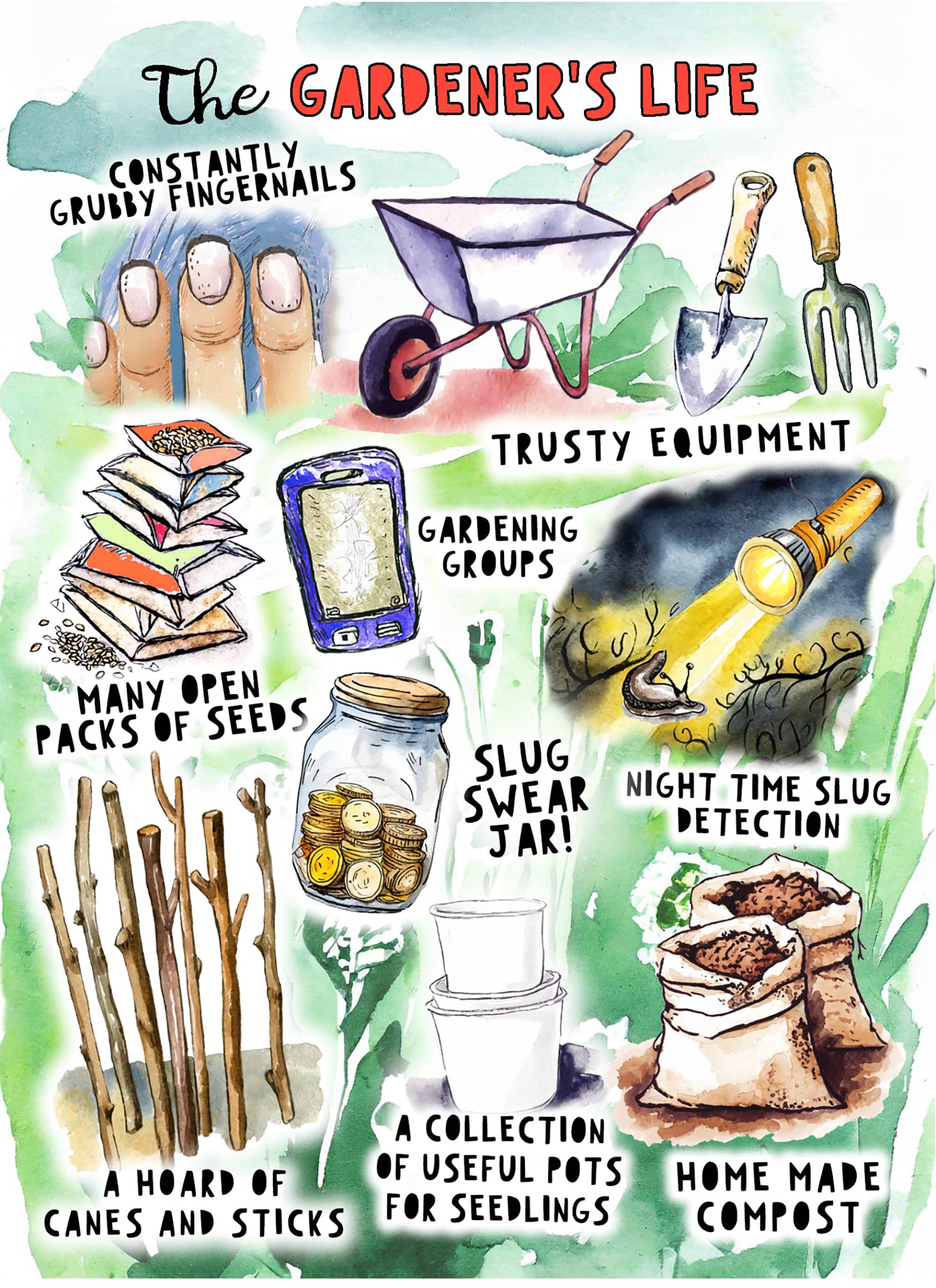 Go La La – wholesale Birthday card – The Gardener's Life birthday card1