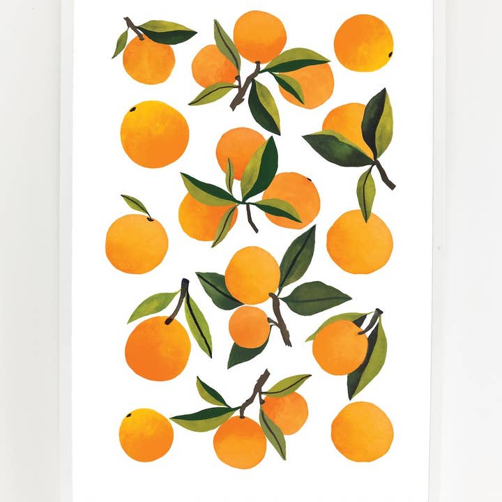 Clementine Kids - Wholesale Art Print - Fresh Clementines Art Print2