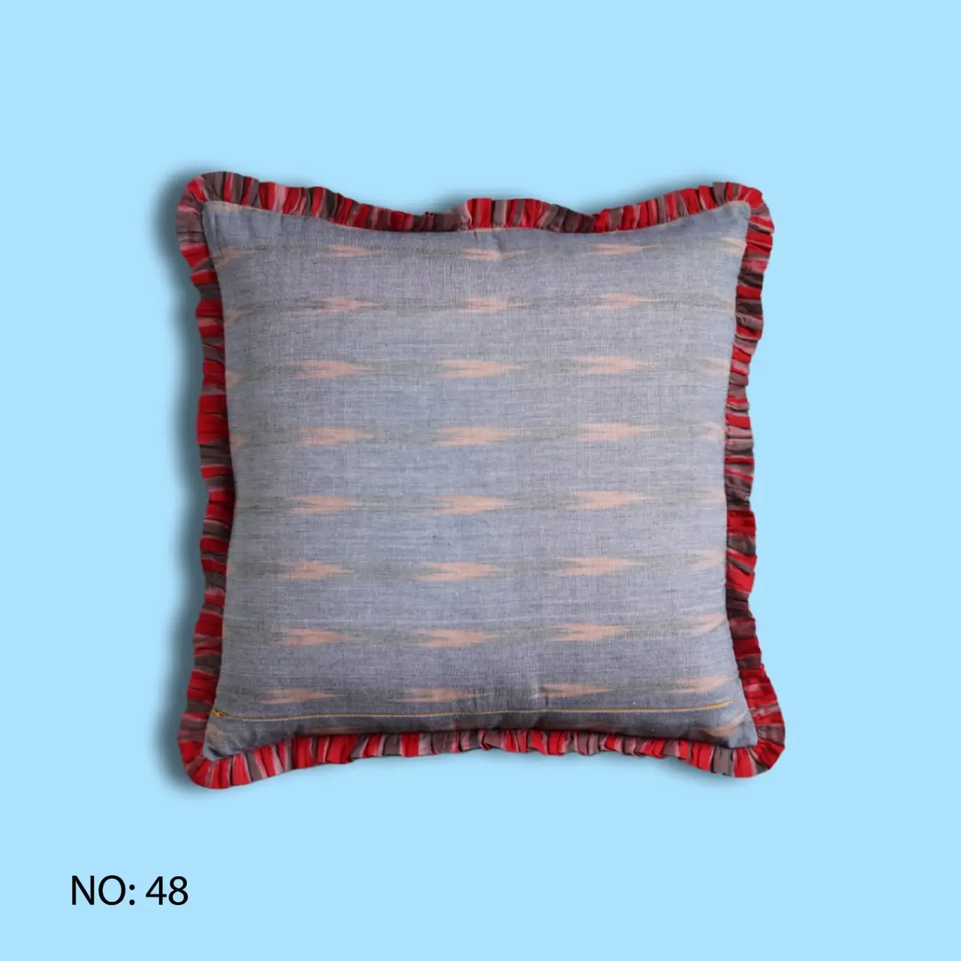Annahmol - Wholesale Throw Pillow Cover - One of a Kind Vintage Kantha & Ikat Pillow 228