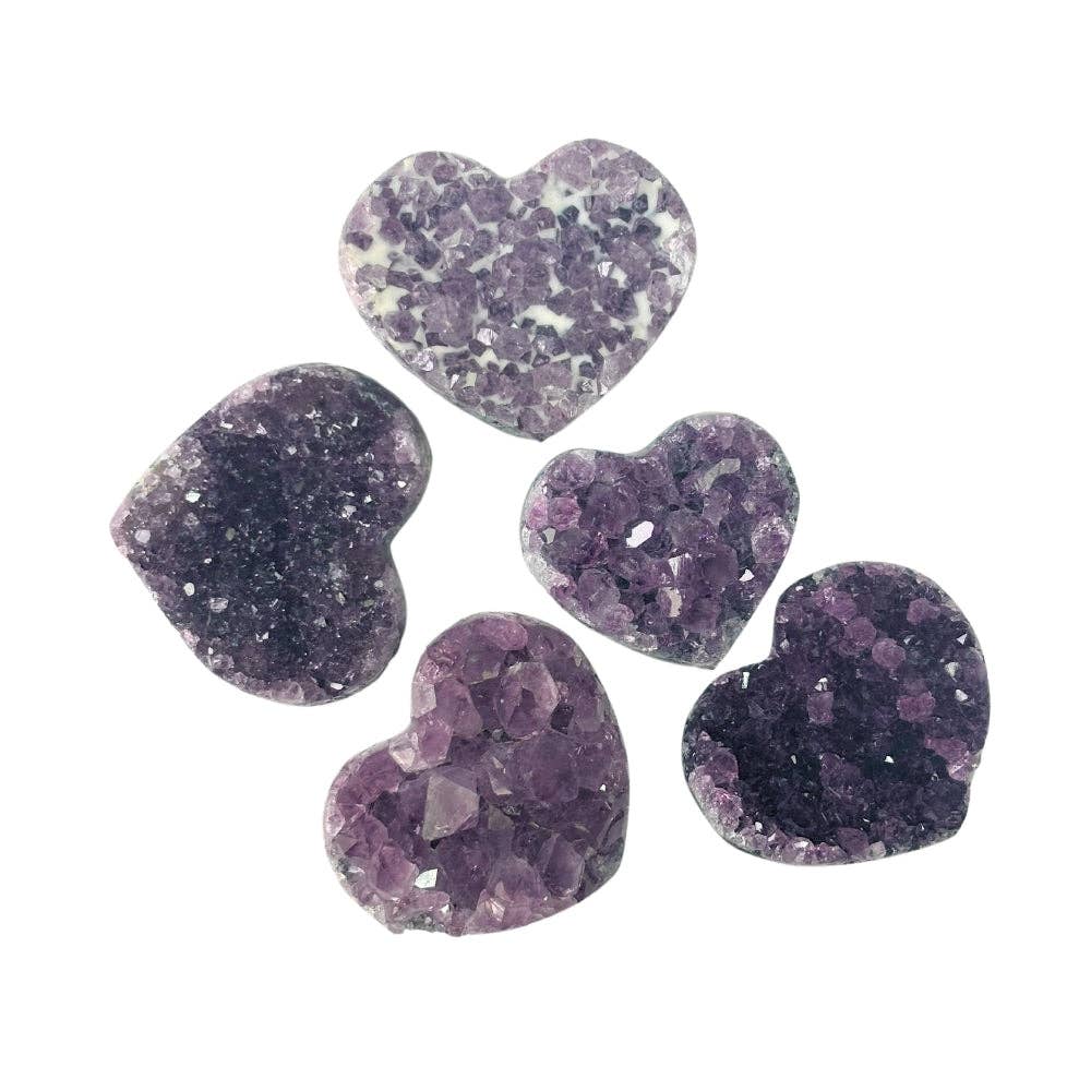Earths Elements Wholesale - Wholesale Spiritual Stone/Crystal - Heart Geode - Amethyst1