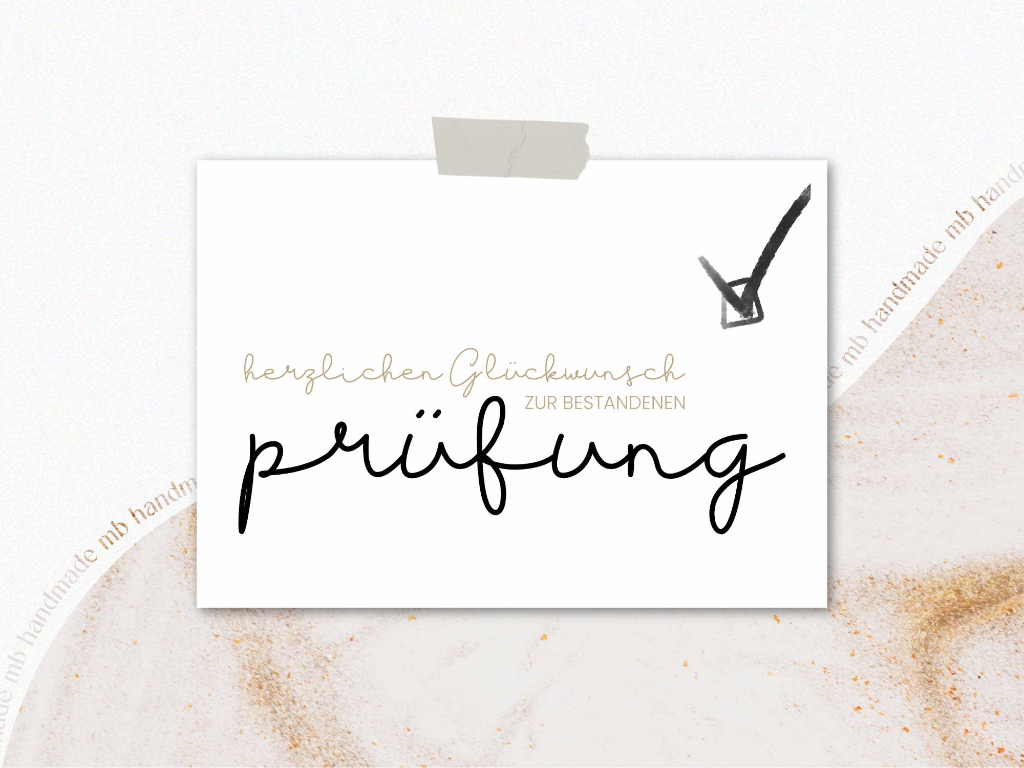 mb handmade - Wholesale Congratulations Card - Congratulations on passing the exam1