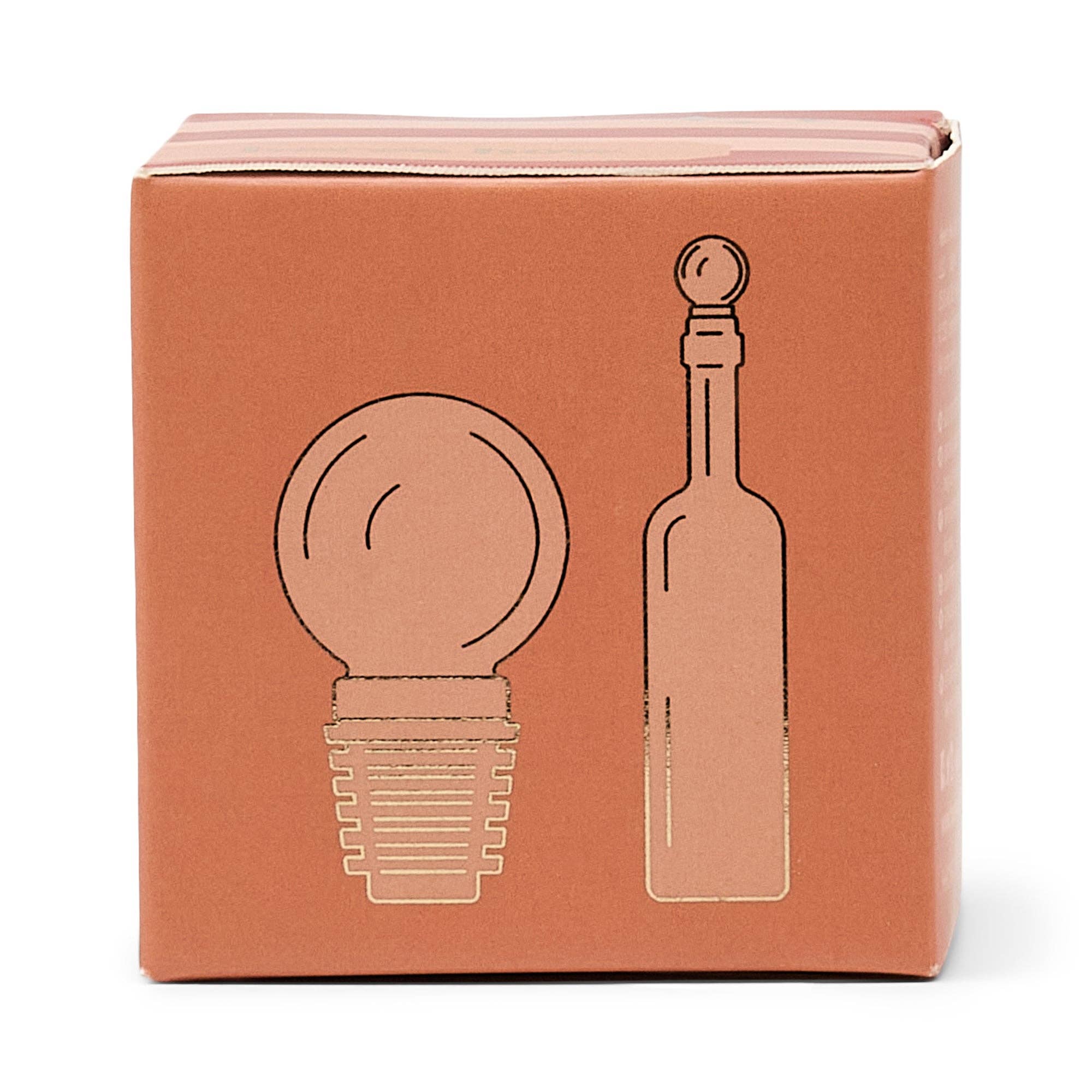 Designworks Collective – wholesale Wine stopper – The Moony Glass Bottle Stopper - Amber3