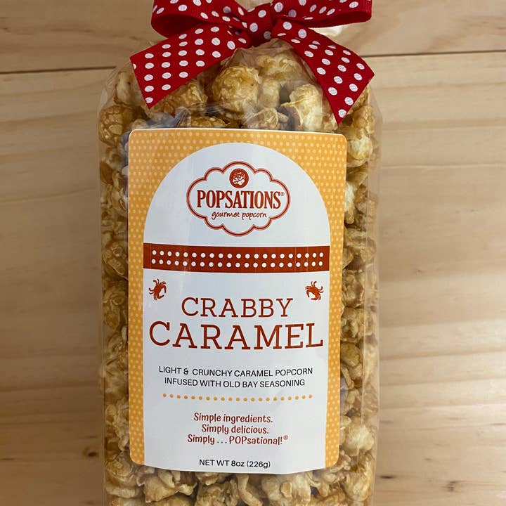 Popsations Popcorn Company - Wholesale Popcorn - Popsations gourmet popcorn 8oz Ribbon Bag