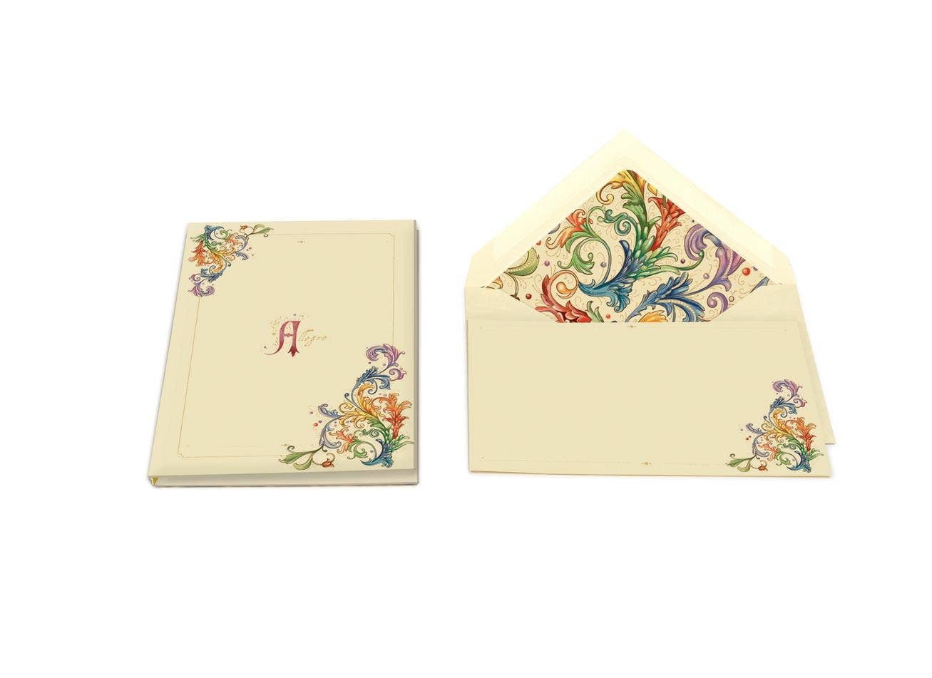 San Lorenzo Design - Vente Assortiments de papeterie/cartes - Cartes Portfolio de taille moyenne, cartes de billets, papeterie italienne11